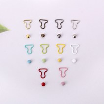 짱패브릭 인형 (2pair) 컬러 3mm리벳+멜빵고리, 엔틱