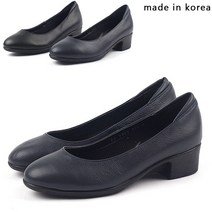 발편한 여성구두 펌프스 가죽 미들힐 승무원 면접 유니폼 유니화4cm굽