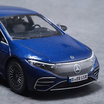 1/27 다이캐스트 EQS by Mercedes - Benz EQ 전기차 모형, 선택:메르세데스 벤츠 EQS 메탈 블루