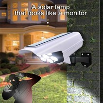 태양광CCTV 무선태양광cctv 무선cctv Wifi태양광 배터리cctv 태양광무선카메라 77 led 태양 광 모션 센서 보안 더미 카메라 야외 홍수 조명 방수 벽 램프 3 홈, 없음