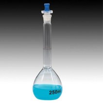 눈금표시 정말한농도 백색 삼각비이커 플라스크 학습교구 증류용 소품 실험기구, 200ml