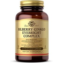 솔가 Bilberry ginkgo 아이브라이트 Complex 60베지캡슐, 1개