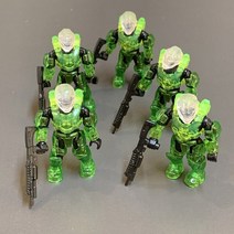 Mega Conrux Halo Bloks UNSC 마린 스파르탄 리콘 도주 아비터 MOTU He man Elite Ultra 빌딩 블록 마이크로 액션 피규어, [45] MB1086