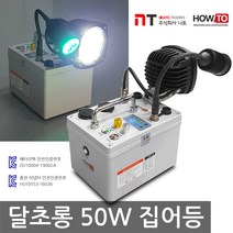 니토무역 하우투 집어등 달초롱 50W 갈치 호래기 갑오징어 볼락 칼치, 11.5시간 (SH-M50W-350D) 고속충전기