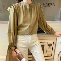 [카라] KARRA 홀드셔링차이나넥블라우스_KB3SBL038C