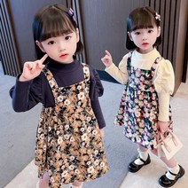 루라줌) 아기 유아 아동 키즈 어린이 2살 3살 로랜 플라워 퍼프 원피스세트 투피스 어린이집 등원룩 여아 여자아이 하객룩 코디룩 조카선물 북유럽풍 여아원피스 쇼핑몰
