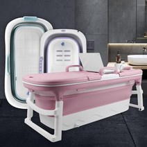 접이식스파욕조 가정용사우나 간이목욕탕 성인목욕통 반신욕기 이동, 접이식스파욕조초특대블루