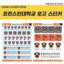 프린스턴 대학교 로고 아이비리그 PRINCETION 로고 차량용 포인트 스티커 데칼 스킨, 3번(중형-투명)
