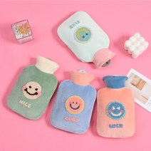 덕구마켓 보온 물주머니 물난로 온수 주머니 핫팩 찜질팩 보온팩 물리치료 호박괄사 사은품 증정, 블루, 1000ML, 1개