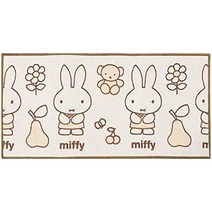 미피 러그 매트 발매트 스타 주방 베이지 약, 45×90cm