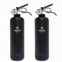 소방온라인 디자인소화기 1KG 무광블랙 차량용 가정용, 디자인소화기 무광블랙 x 2개