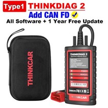차량 코드 리더기 스캐너 thinkcar thinkdiag 2 모든 시스템 전체 소프트웨어 무료 obd2 diagnostictool canfd protocol 15 reset, thinkdiag 2는 fd를 할 수 있습니다.