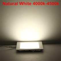 파워딜 Ac/dc 12 v/24 v 울트라 얇은 디자인 3 w 6 9w12w 15 25 led 천장 recessed 그리드 downlight 광장, 01 Natural White_04 12V 9W