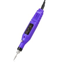 조각기 레이저 컷팅기 커팅기 각인기 전기 미니 그라인더 조각 기계 금속 나무 유리 조각 도구 전기 그라인더 조각 펜 전원 도구, 보라색