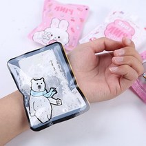 달자샵 디자인 아이스펀치 쿨팩 3P 야외활동 보냉가능 재사용 가능 휴대용 아이스팩, 디자인랜덤, 3개입