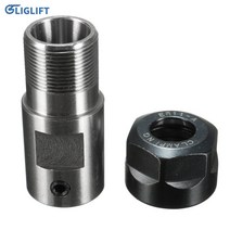 비트홀더 절삭공구 수공구 ER11 콜렛 척 스핀들 모터 샤프트 연장로드 6.35mm CNC 밀링 스프링 홀더 선반, 한개옵션0