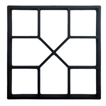 마당 보도블럭 만들기 DIY 틀 시멘트 콘크리트 정원 디딤돌 디딤석 셀프 시공 도로 포장, H타입 40x40x4cm