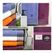 송월호텔커넥션 어로우40 송월타월 무료 인쇄 포장 답례품 수건 판촉물 개업 칠순 행사, 파랑