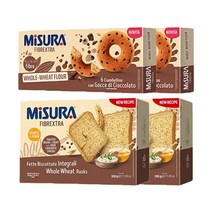 미주라 토스트비스켓 320g + 초코칩통밀도넛츠 230g 각 2개