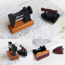 쏘잉 스탬프 재봉틀 빈티지도장 미니도장 다이어리스탬프 우드스탬프 귀여운도장 다꾸스탬프 다꾸도장 스템프