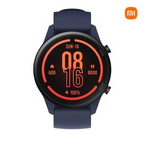 [국내정식판] Xiaomi watch 샤오미 미워치 XMWTCL02 국내배송/AS, 네이비