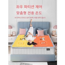전기 담요 더블 제어 온도 조절 탄소 섬유 매트, 담요벨벳줄무늬2001805단더블컨트롤