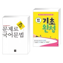 (서점추천) 문제로 국어문법 중등 전과정 총정리 + 중학 국어 기초 완성 (전2권), 디딤돌교육 학습