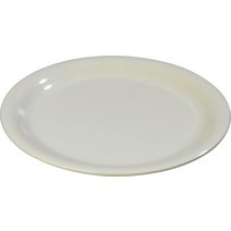 Carlisle FoodService Products 3300405 시에러스 좁은 림 멜라민 디너 접시 22.9cm(9인치) 레드 (24개 팩), 9