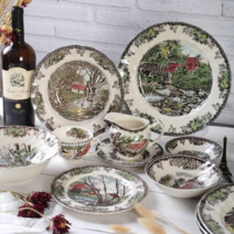 존슨브라더스 존슨브로스 접시 그릇 수입 카페 영국 파스타 스프 빈티지 앤틱, C - 6인치 볼