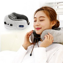 온열 찜질 넥쿠션 무선 목 디스크 마사지기 부모님 효도 선물