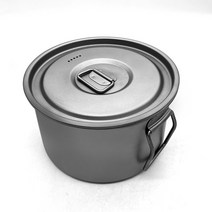 티타늄 코펠 백패킹 대용량 냄비 세트 캠핑용 다목적 경량 1.5L, A
