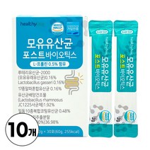 모유유산균 포스트바이오틱스 락토바실러스 가세리 람노서스 루테리 L 프롤린 함유, 60g, 60g, 10개