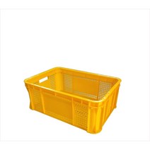 운반상자6호 5개 농수산물상자 플라스틱운반상자, 노랑색5개