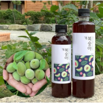 직접 재배한 개복숭아를 5년이상 자연숙성한 개복숭아원액 300ml 효소 건강선물