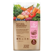 ANF 6free 캣 식스프리 플러스 인도어 키튼 1.8kg 5.6kg 아기 고양이 사료, 1