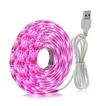 조립식비닐하우스 식물에 대 한 usb phytolamps 5 v led 성장 빛 스트립 2835 칩 05m 1m 2m 수경 온실 묘목 성장을위한 phyto 테이프를 주도, USB+1M+No Waterproof