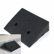 휠체어 계단 문턱 발판 경사로 50X38X15 블랙 장애인편의시설 단차해소기 이동식경사로