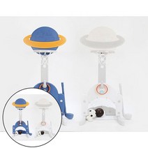 줌퍼닉 유아 농구대 화이트 영유아체육 어린이체육교구