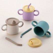 리틀럽 실리콘/스파우트 빨대컵 200ml, 02_스파우트빨대컵, 스카이블루(LBB016), 02_스파우트빨대컵_스카이블루(LBB016)