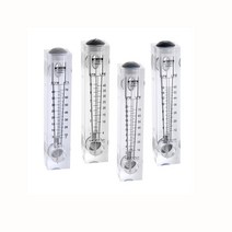 밸브없이 5-35 4-40 12-60 LPM 1 BSP 남성 PMMA 액체 유량계 Rotameter LZM-25, 05 10-70 LPM