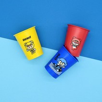 릴팡 카트라이더 단단한 피크닉 3P컵 KR6921, 단품, 상세설명 참조
