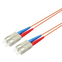 MBF MBF-SSM03 멀티모드 SC-SC-2C MM 광케이블 3M 광 점퍼코드 패치코드 랜/광통신 장비-광통신 관련, 1개