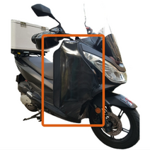 윈디패스 15년-20년 PCX 사이드바이저 윈드쉴드 오토바이 바이크 바람막이, 15-20년 PCX 윈드쉴드 카본블랙
