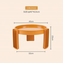 사이드테이블 소파 침대 이동식 북유럽 성격 사이드 테이블 코너 테이블 옆 책장 거실 가구 홈 장식 랙, 오렌지 23시