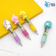 귀여운 캐릭터 4색 볼펜 초등 4학년 5학년 학급 선물