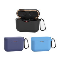 이너스 소니 코드리스 블루투스 무선 이어폰 WF 1000XM3 심플 실리콘 케이스, 스카이블루