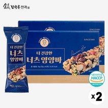 김규흔 한과 더 건강한 너츠 영양바 80개입 40개입 X 2박스