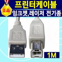 알(R)전산 프린터 복합기 케이블 (종류 및 수량 후 구매), 1개, 프린터케이블1m
