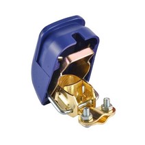 자동차점프선 점프스타트 전기공구 12V 퀵 릴리스 배터리 터미널 클램프 한 쌍 자동차 캐러밴 보트 오토바, 02 blue