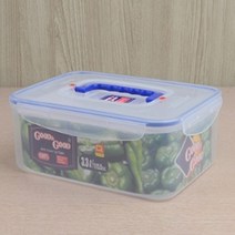 3.3L 손잡이 핸디락 사각플라스틱용기 밀폐용기 플라스틱용기 일반밀폐 보관용기